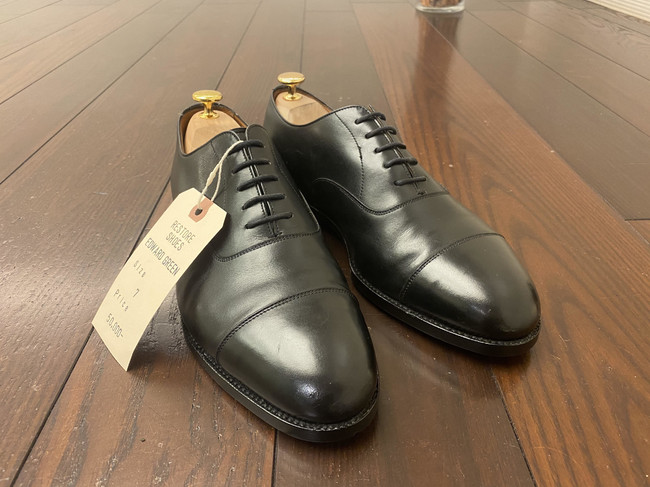 yfujihara's tweet photo. ジョンロブなど高級靴をレストア販売するプロジェクトが始まりました。多くの高級靴は修理する前に捨てられてしまっています。サスティナブルプロジェクトの一つとしてECと新宿のお店で販売開始しました。みんなに知って欲しいのでRetweetしてくれると嬉しいです
https://t.co/oKEP07PXAq https://t.co/zLJyCfgJGR