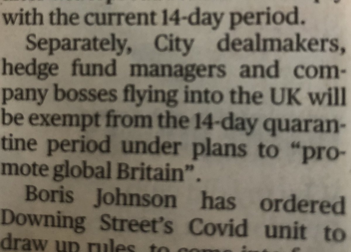 keefer74's tweet image. Another example of ‘we’re in it together’ eh? #COVID19