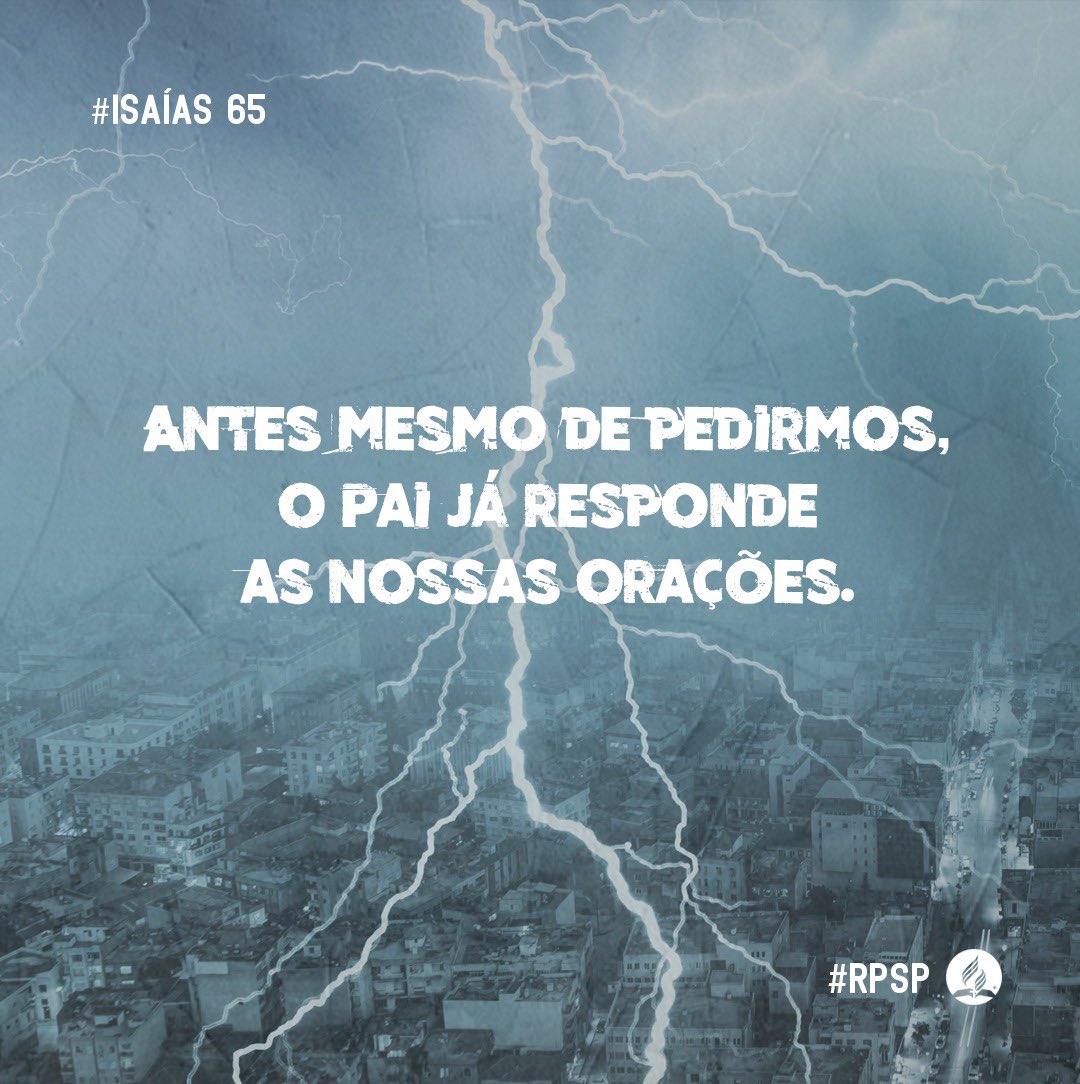 prdavifranca's tweet photo. #rpSp | Deus está ACESSÍVEL para ser ACHADO e transformar sua ANGÚSTIA em ALEGRIA! #Is65 #CRMissão #PrimeiroDeus #UmaVozdeEsperança #TodosPelaPalavra https://t.co/s4x1HX16jB
