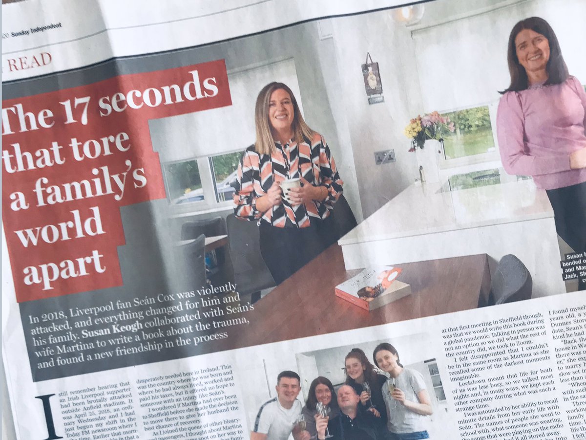 Writing about the unexpected but very very welcome friendship I developed with Martina Cox while we worked on her book in Living in today’s #SundayIndependent including an extract from #WithHopeInYourHeart ❤️