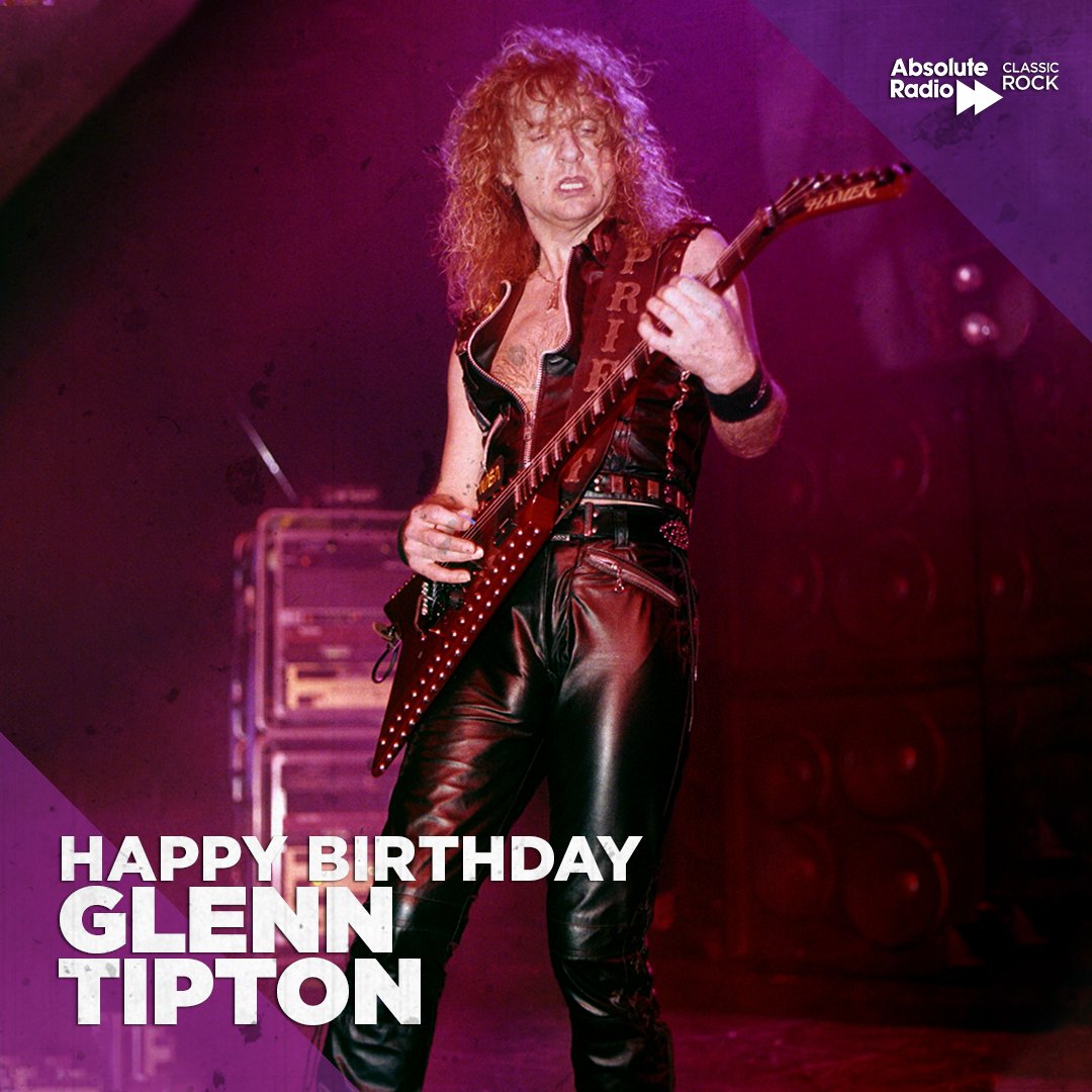 Happy birthday to Glenn Tipton! The guitarist turns 72 today!   