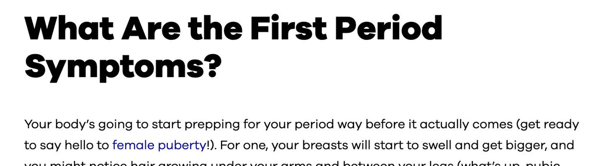 We know that, and so do they. Go to their websites.Tampax  https://tampax.com/en-us/ "Women""female"2/6