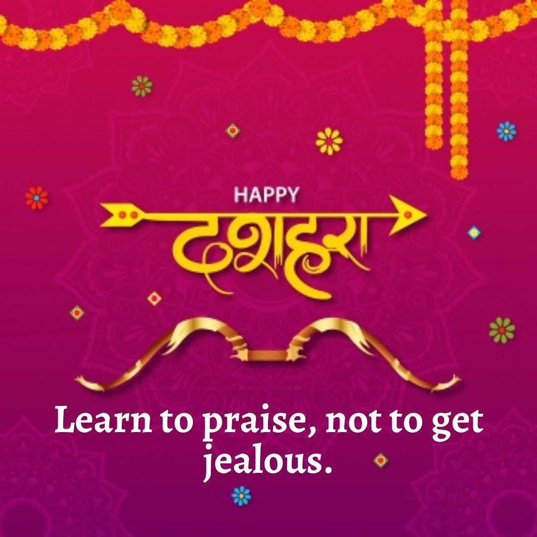 IntrepidGeeks's tweet photo. Happy Dussehra everyone!✨🎇
This festival symbolises the triumph of good over evil. 
Let the spirit of Dussehra brings you hope, happiness and courage in life.😃

#happydusehra #celebration #wishes https://t.co/GCO598PSbR