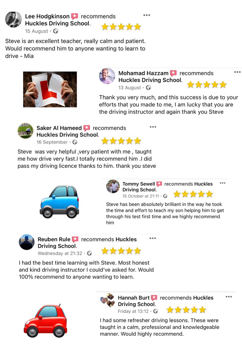HucklesDriving's tweet photo. Thank you for all the positive feedback! It’s great to hear and we look forward to more success in the near future 👍🏼🚗 #driving #Norwich https://t.co/JWmlYYzfvd