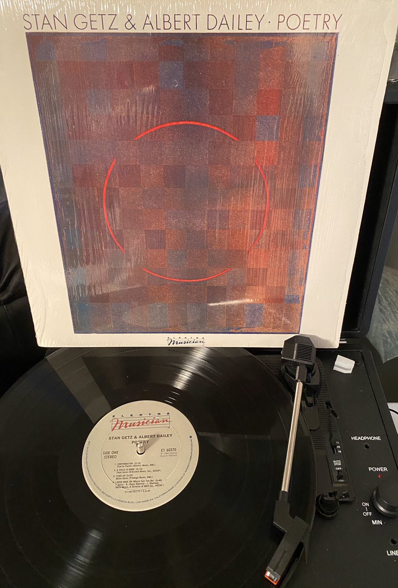 jackybambam933's tweet photo. STAN GETZ & ALBERT DAILEY “POETRY”! Sunday Morning coming down w/Rare 1984 Masterpiece In Jazz History! Putting fresh ideas on standards from Miles,Dizzy & Thelonious. Sadly Daily passed a year after this album was recorded! Let The Records Play! #StanGetz #AlbertDailey @933WMMR https://t.co/EX0s7HwvqD
