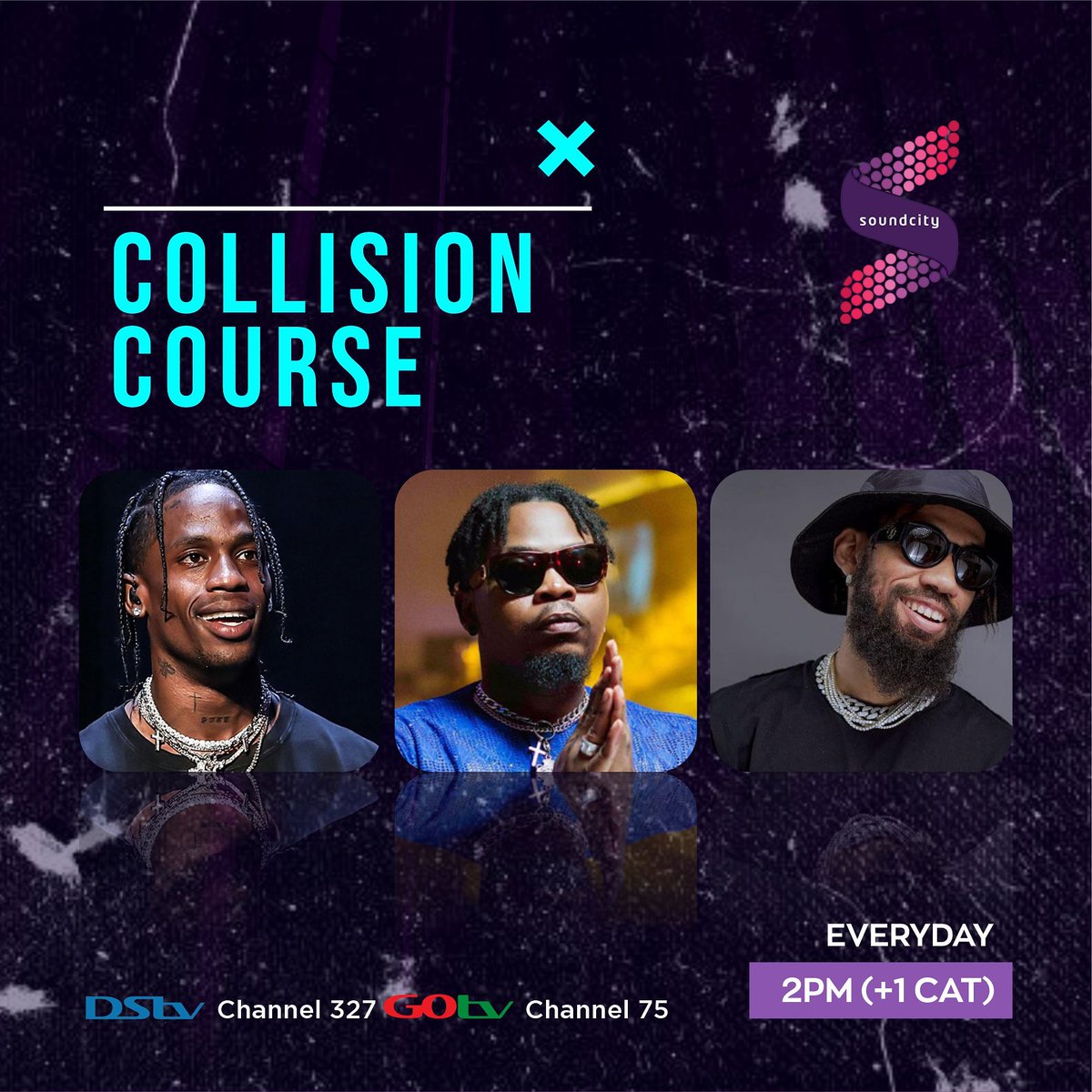 SOUNDCITYtv's tweet photo. πππ
Team Travis Scott: Quote + DM
Team Olamide Baddo: RT
Team Phyno: Like
#VideoCollisionCourse
2PM, weekdays
https://t.co/8TrsOUqtzS β¬
οΈ https://t.co/Of9pW3Cr22