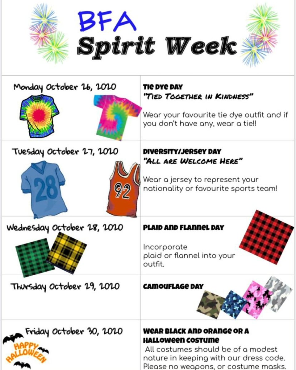 Looking forward to Spirit Week! <a href="/DPCDSB_BFA/">Bishop Francis Allen DPCDSB</a>