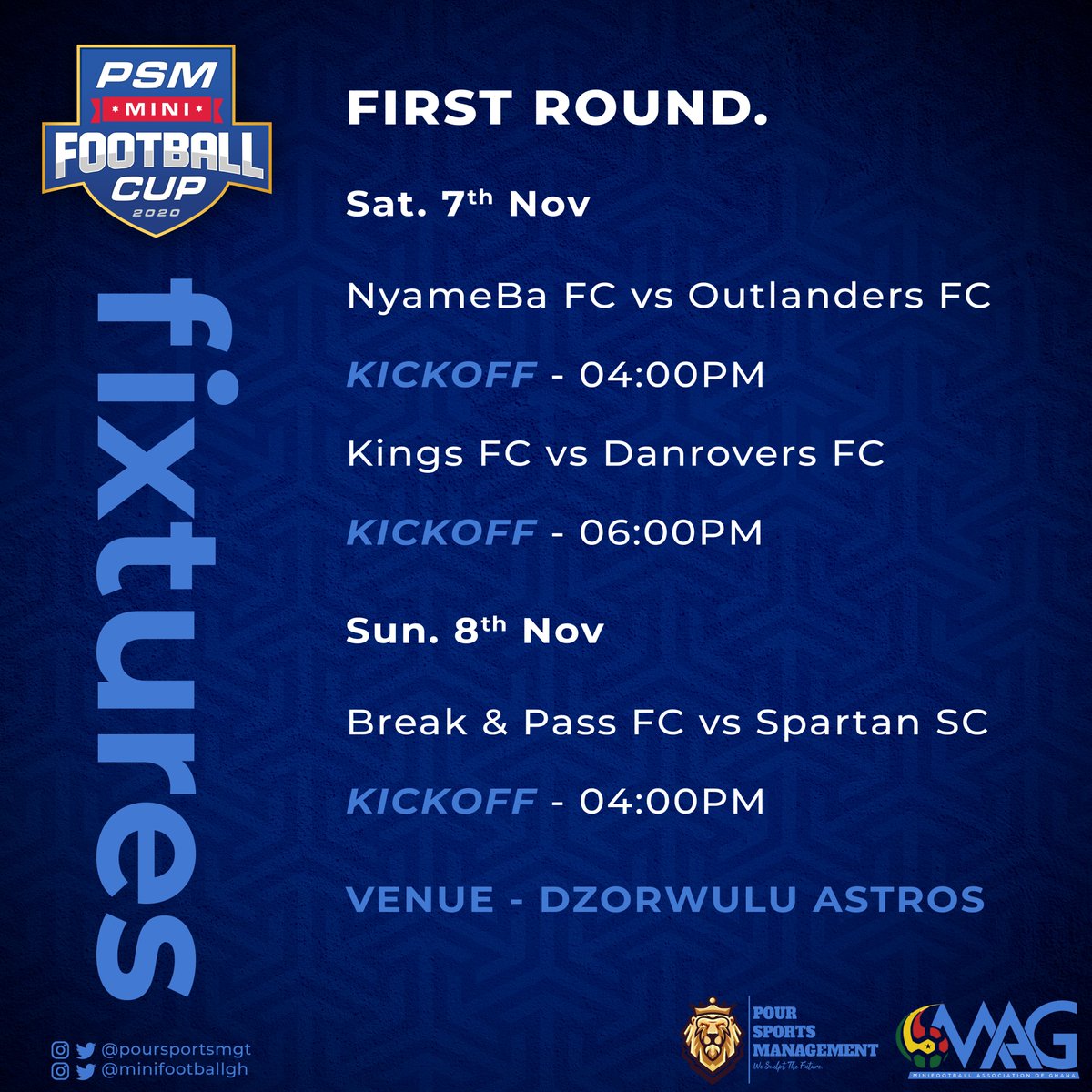 poursportsmgt's tweet photo. ROUND ONE. Fight!!!

@minifootballGH #PSMCUP2020 https://t.co/RGAkbrAVN8