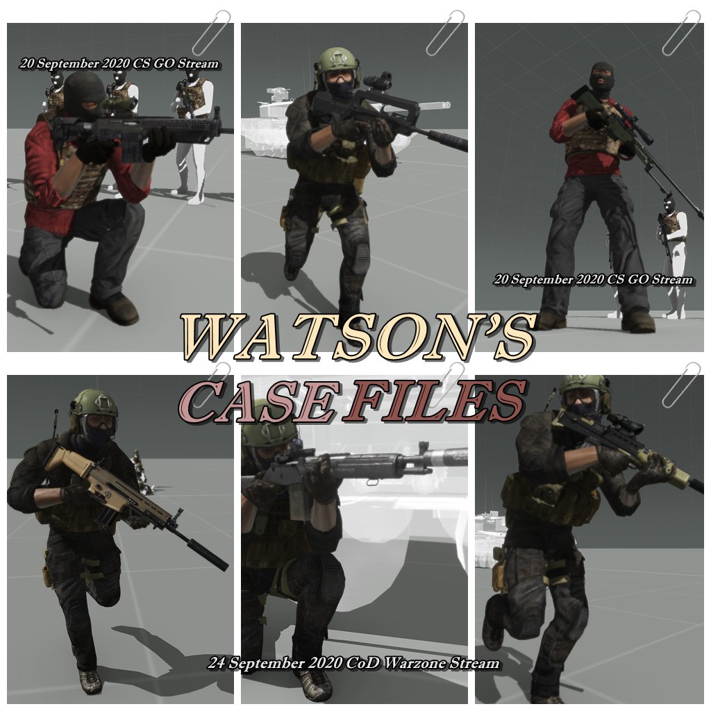 raf_wasnt_here's tweet photo. Hello! I'm a terrible #ArmA3 player who is also a #ホロライブ/holopro fan. I've been making sets inspired by both the talents and their fans, and I hope I have something in here that can suit your fancy.

If you'd like to see my other stuff, just click on #holoadouts! https://t.co/w3gpyq0R4n