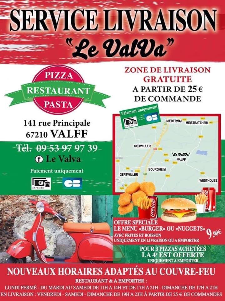 Erba_Event_67's tweet photo. Deux flyers sinon rien 🙂 profitez du service livraison du Valva à Valff. Livraison offerte à domicile pour toutes commandes à partir de 25 euros (voir la zone) et possible jusqu’à 23h 
Réalisation #BbcgCommunicationDigitale
https://t.co/dgjNXTnhbO https://t.co/ZHnsKmdDRt