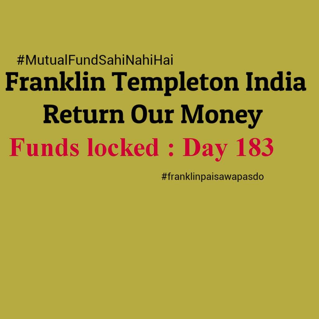 uhgar's tweet photo. @suchetadalal Look at Franklin Templeton, wound up funds and refuses to help investors. HC ruled against them, thru are trying to put a positive spin on that too. They now want to go to SC to fight against their investors. What a pathetic state of affairs? https://t.co/EY8SWctjWI