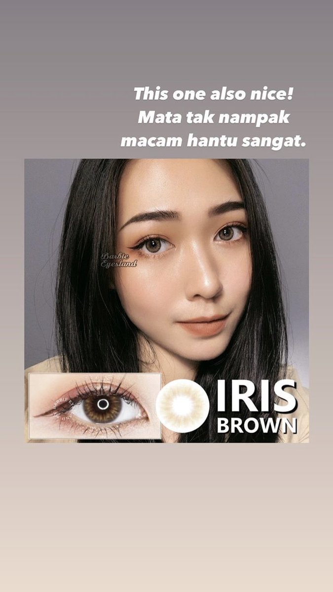 6. Contact lensPls avoid color2 yg terang or tak masuk akal contoh hijau biru pink especially utk bride. Kalau hari biasa terserah loooSumber IG  @farasqiah  @FazsFaozi