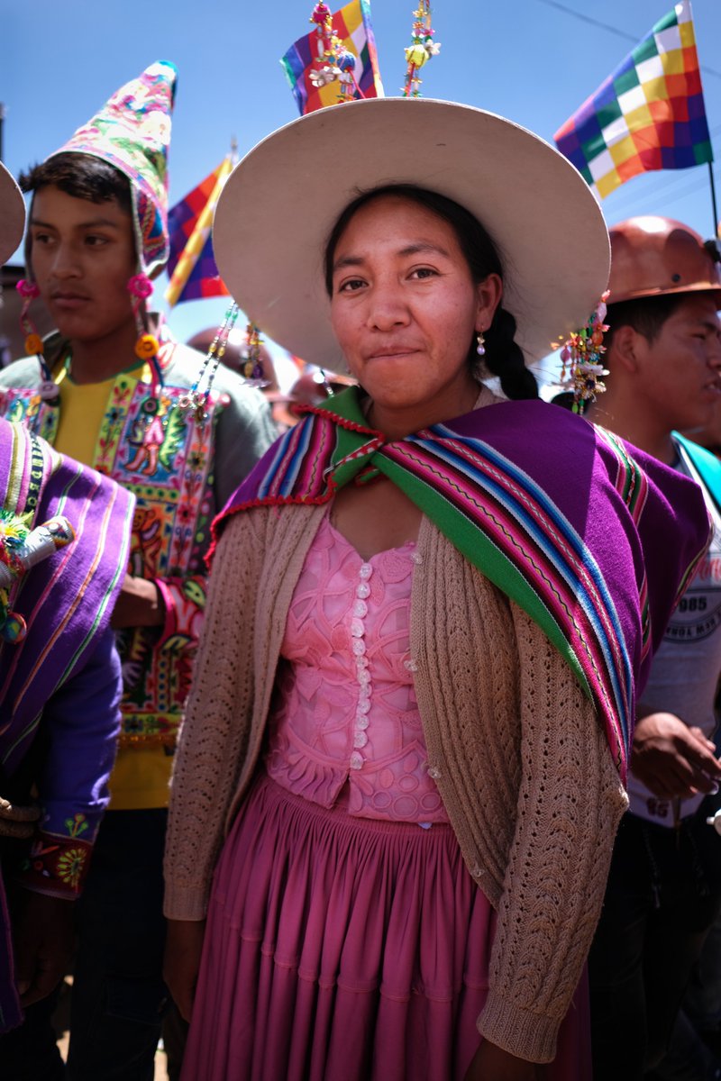 Presidential election celebration, Bolivia.