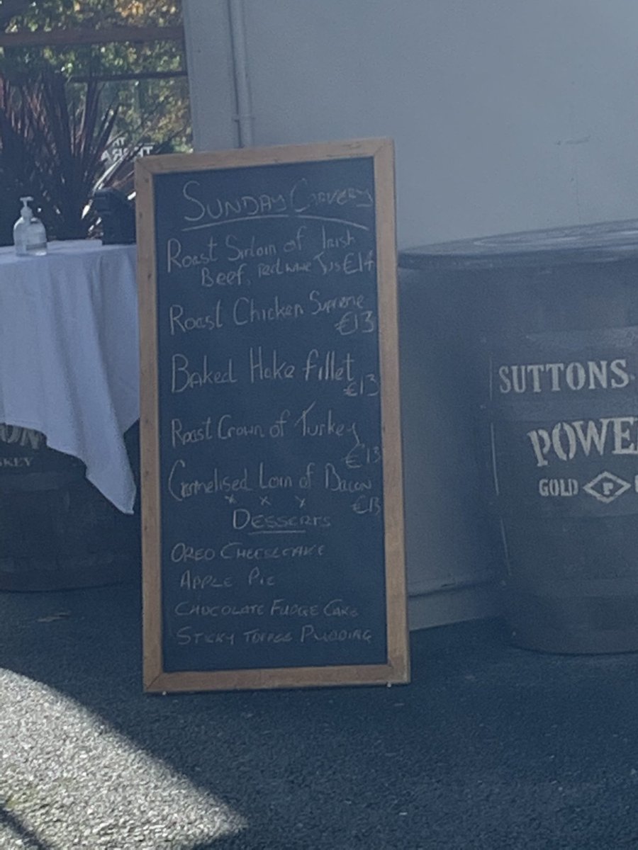 johnpeavoy's tweet photo. Result @RochestownPark folks - very efficient Take Away Carvery! Menu below! 👌👌👌#Cork #takeaway #lockdowneating #restaurant #shoplocal #eatlocal https://t.co/dsJl77dZU3