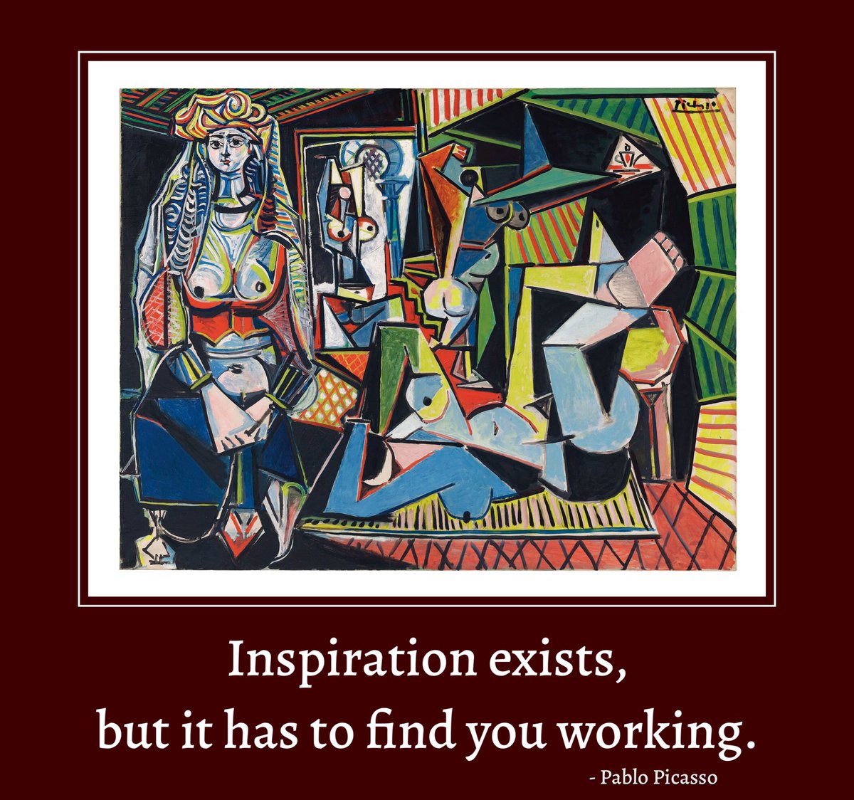 Weavie's tweet image. The Quote of the DaY - October 25, 2020
Pablo Picasso 
#get2work