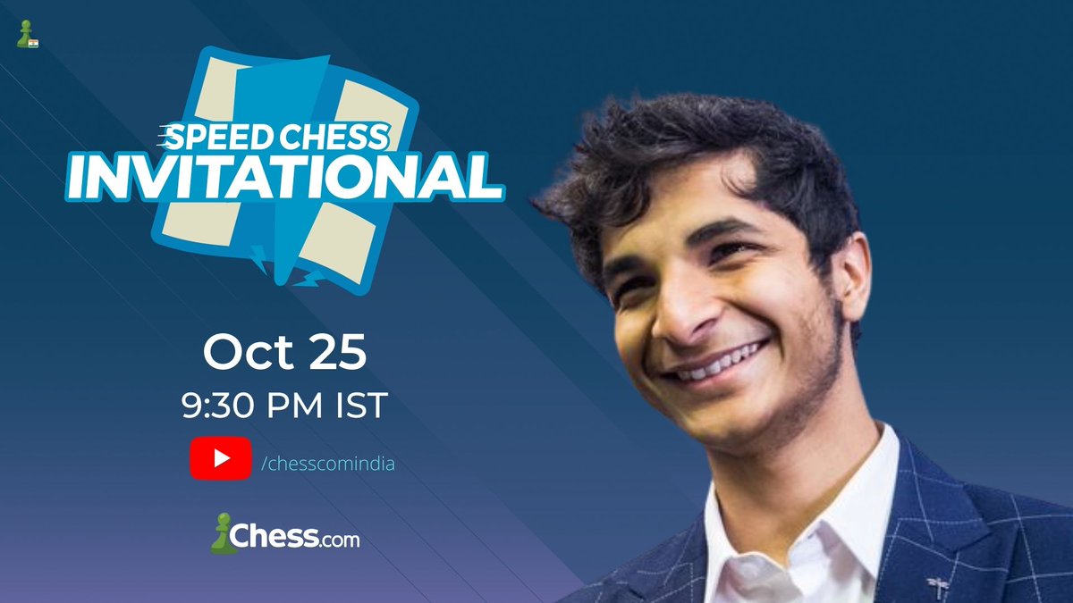chesscom_in's tweet photo. Exciting stream tonight!!
We will be focusing on the games of Indian superstar @viditchess on our YouTube channel!
Stream: https://t.co/ry2VOouzm8
#SpeedChess #speedchessinvitational #CaptainOP https://t.co/mHhZv8rV8x