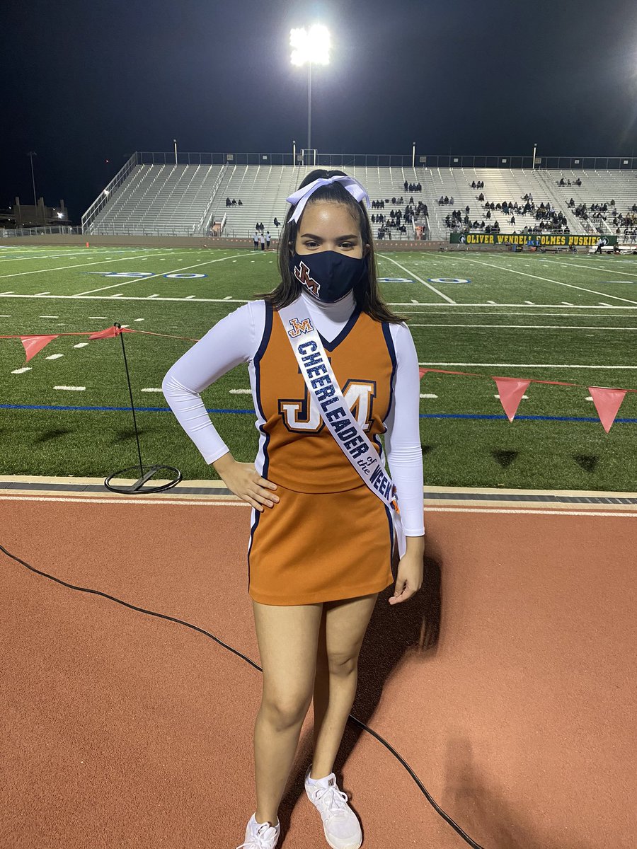 JM_spirit's tweet photo. Shout out to our cheerleader of the week: CARMELINA! ⭐️ https://t.co/XJd7isMGAe