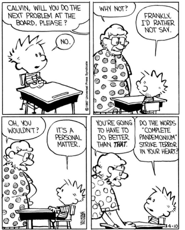 Ripped pants 5/6 😅 #CalvinandHobbes