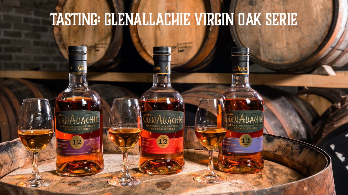 MrSingleMalt's tweet photo. Hast Du schon die die neuen GlenAllachie Virgin Oak Series probiert? Alle drei wurden nach gleicher Herstellung in unterschiedliche unbelegte Fässer zur 18-monatigen Nachreifung gefüllt. #KirschImport @kirschwhisky #Glenallachie @theglenallachie https://t.co/VWmvTq2QL5 https://t.co/Bn8AtG3mCK
