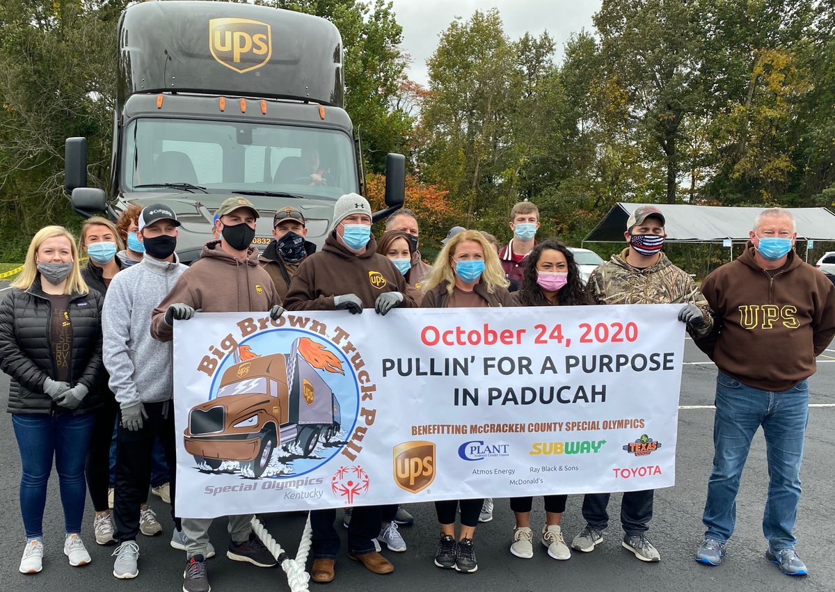 #UPSers and #UPS supporting our Community in McCracken Co KY <a href="/SpecialOlympics/">Special Olympics</a> <a href="/MCPSchools/">McCracken Co Schools</a> Thanks! #ProudUPSers #UPSersAreThere #OhioValUPSers <a href="/RyanFlynn0749/">Ryan Flynn</a> <a href="/charles01221963/">Hank</a> <a href="/IndyUps/">JBKB</a> <a href="/RickGaffneyJr/">Rick Gaffney</a> <a href="/RayHatton/">Devin Ray Hatton</a> <a href="/LeighGuilkey/">Leigh Guilkey</a> <a href="/Craigcox_ups/">Craig Cox_UPS</a> <a href="/BrazellsmbSteve/">Steve Brazell</a> <a href="/JECnKY/">Jessica Conatser</a> <a href="/millskandg2013/">Greg Mills</a>