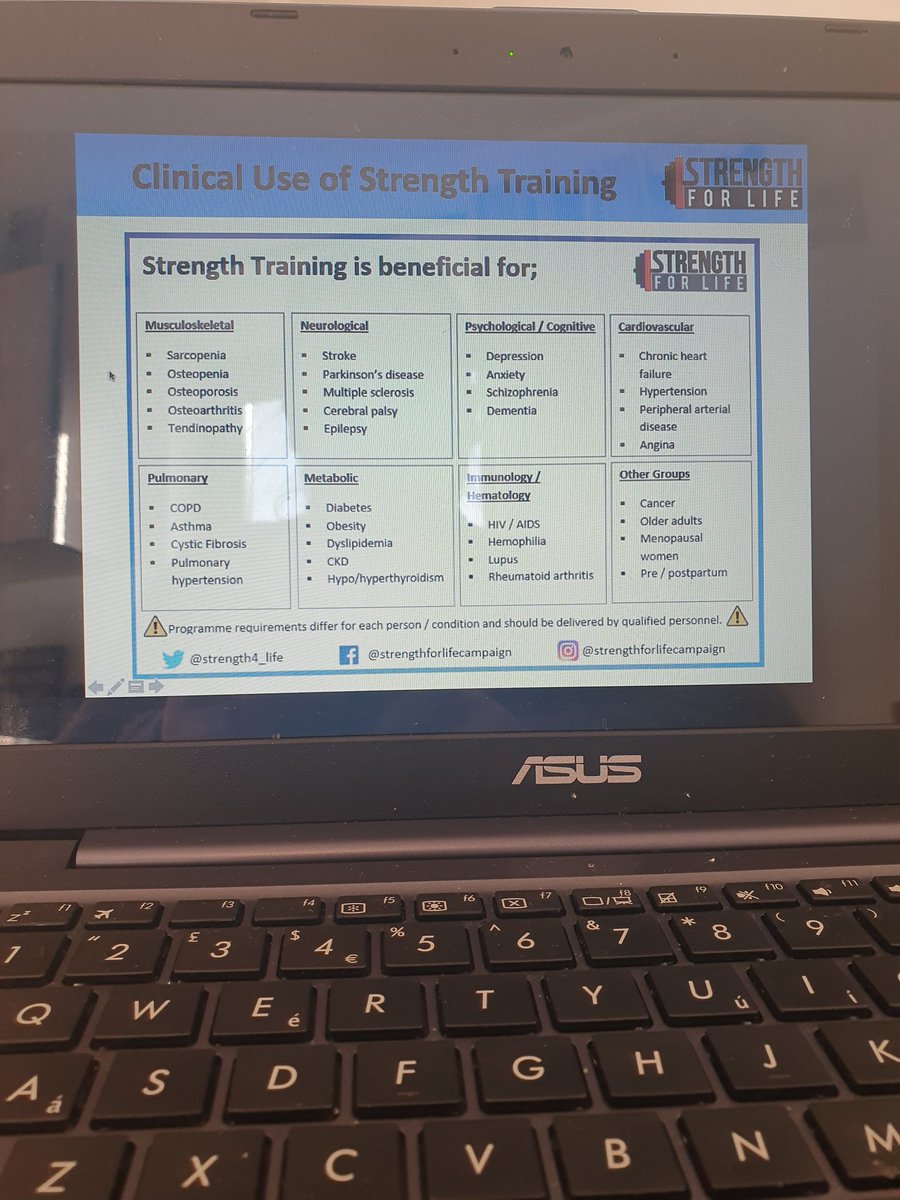 HelenNolan13's tweet photo. Brilliant 2 days completing the strength training for older adults.

Thanks @Strength4_Life highly recommend it for any healthcare professional. 

Strength and Condition is for all ages. Let's build our Strength Banks together 💪
#strengthsavelifes 
@michellefitzg2 @Claireg_PT https://t.co/2QYVaeD845