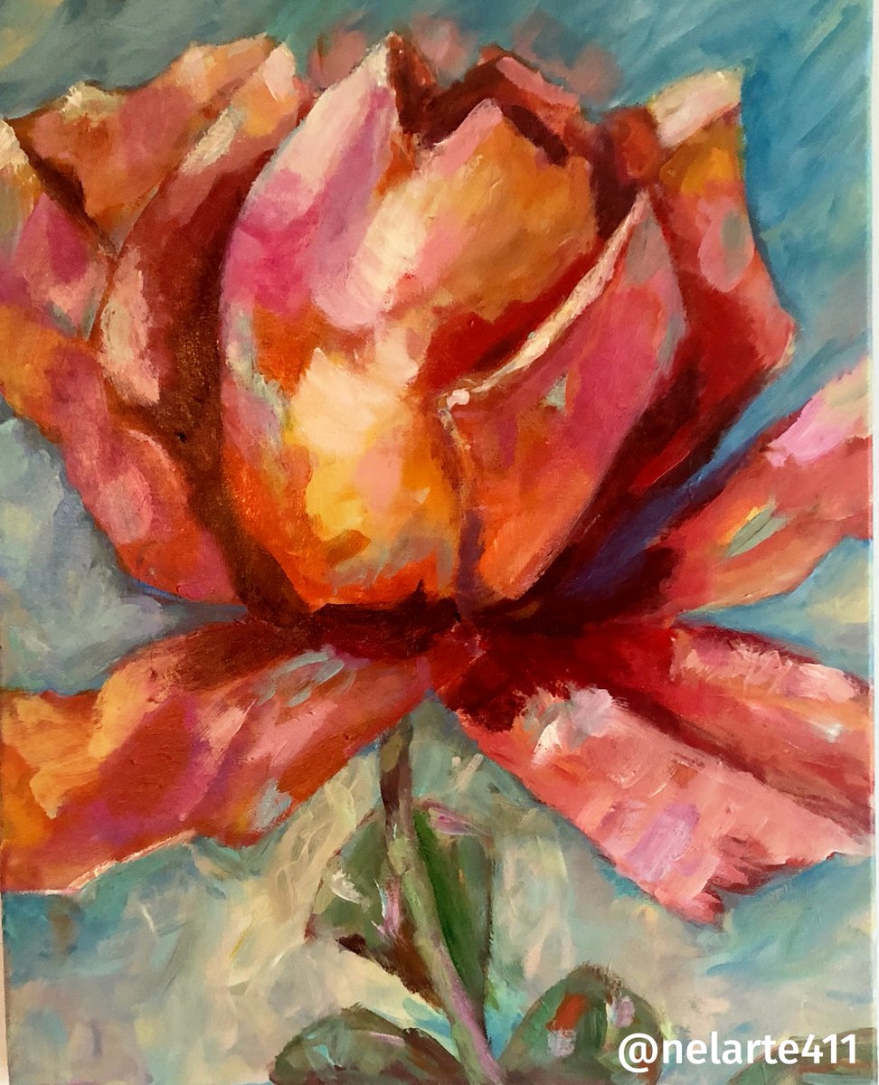 ' Rose' by Nereyda Ruiz @nelarte411 
Acrylic on canvas
#Embajadoresdelarte #abstractflowers #rose #flowermagic #artdaily #abstractflorals #floralabstract #abstracto #paintingflowers #abstractpainting #abstractart #inspiredbynature #acrylicpainting #fineart #artistontwitter #rose