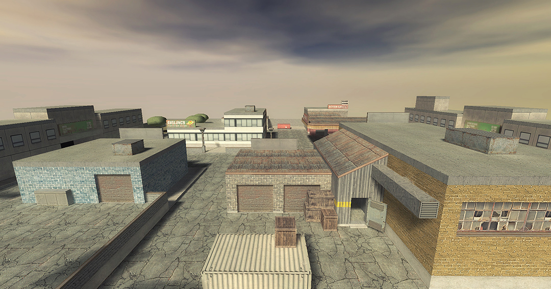 WizardExt's tweet image. Gangsta. A new Action Quake 2 map. Medium sized city map. Parking lot, gas station, container area, park. Each area color-coded. Gangsta takes place in the same area as my recent maps; Countryside/Backyard/Crossfire. Have fun! #actionquake2 #quake2 #idtech2 #gamedev #leveldesign