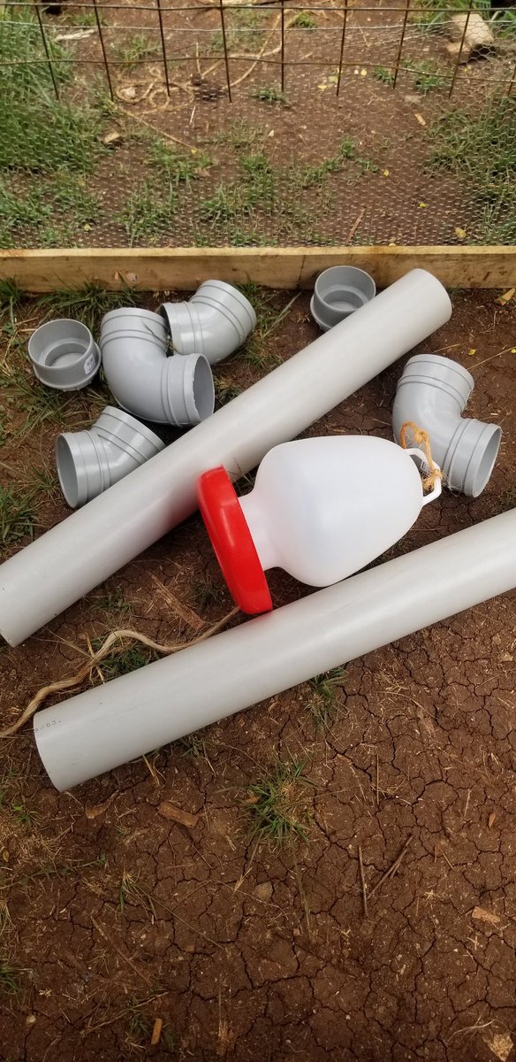 Pipes and joints for the DIY feeders