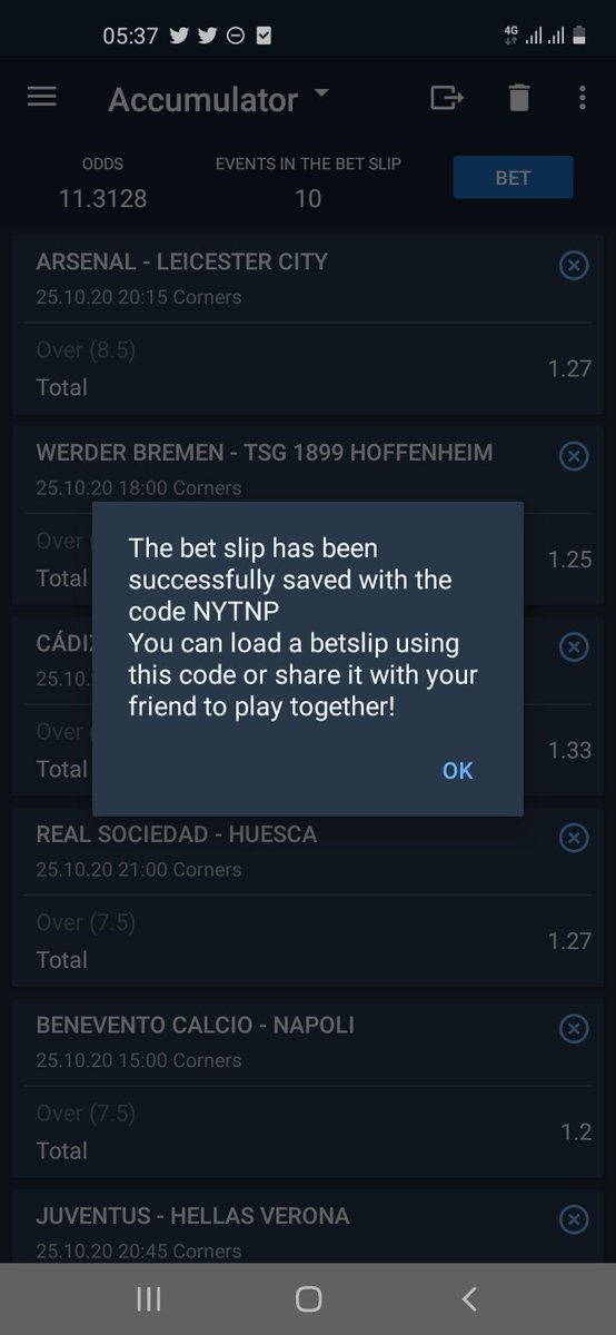 FreemanTips's tweet photo. 10odds Boom Yesterday on Corner market🥵.
Another 10odds on Corner market available on Bet9ja and 1xbet.
❤/♻️. https://t.co/cixhPphUYv