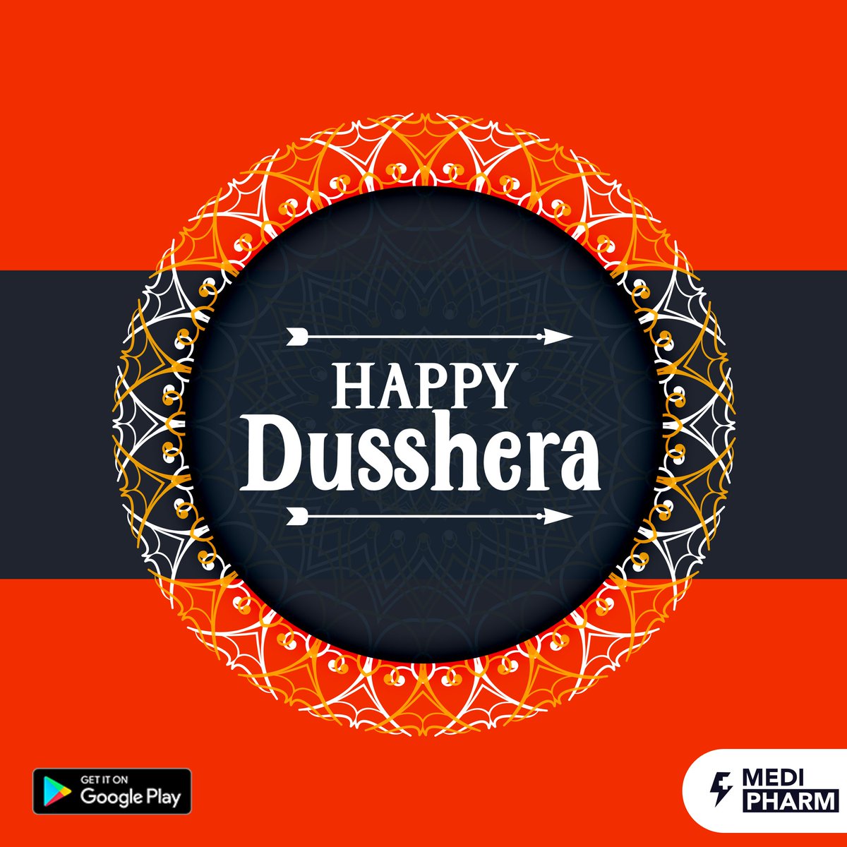medipharm_india's tweet photo. Happy Dussehra!
Order Now! App Link in bio!

#health #healthy #WeKnowYourValue #wellness #healthylife #onlinepharmacy #Dussehra2020 #happydussehra #medipharm #medlife #netmeds #1mg #practo #stayhappi #sastasunder https://t.co/pvgSUbRUSc