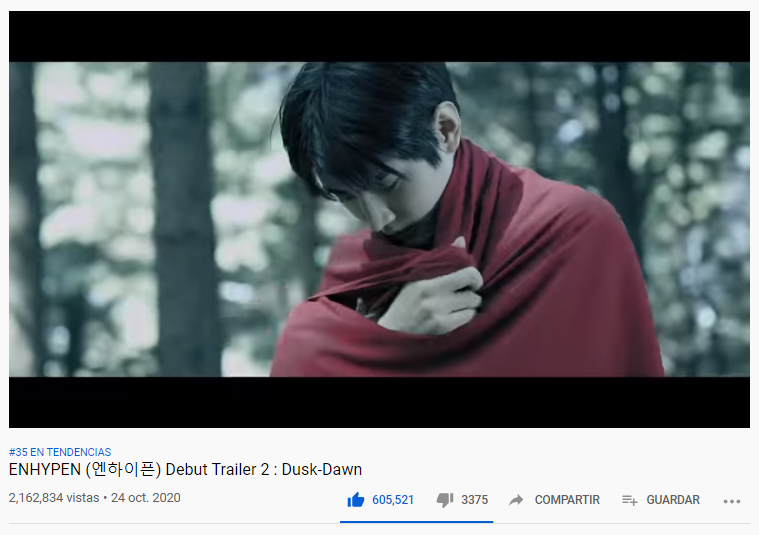 ENHYPENPeru's tweet photo. 「 INFO | 201025 」@ENHYPEN_members

¡Quedan menos de 2H ENGENE! Estamos muy cerca de la meta, no dejen de hacer stream 💜
METAS en 24H: 3M vistas y 800k likes
➤ https://t.co/gzafuWHTBP
━━━━━━━━━━
#ENHYPEN #ENHYPEN_DebutTrailer2 #Dusk_Dawn #DawnToStream
© ENHYPENPeru https://t.co/gMOoZQGDJZ