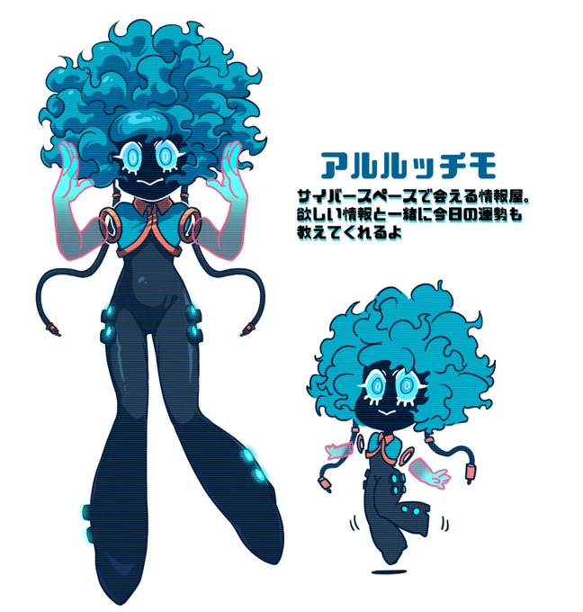 誰デザとか主催が全部描く誰デザとかに参加した時の子達。 