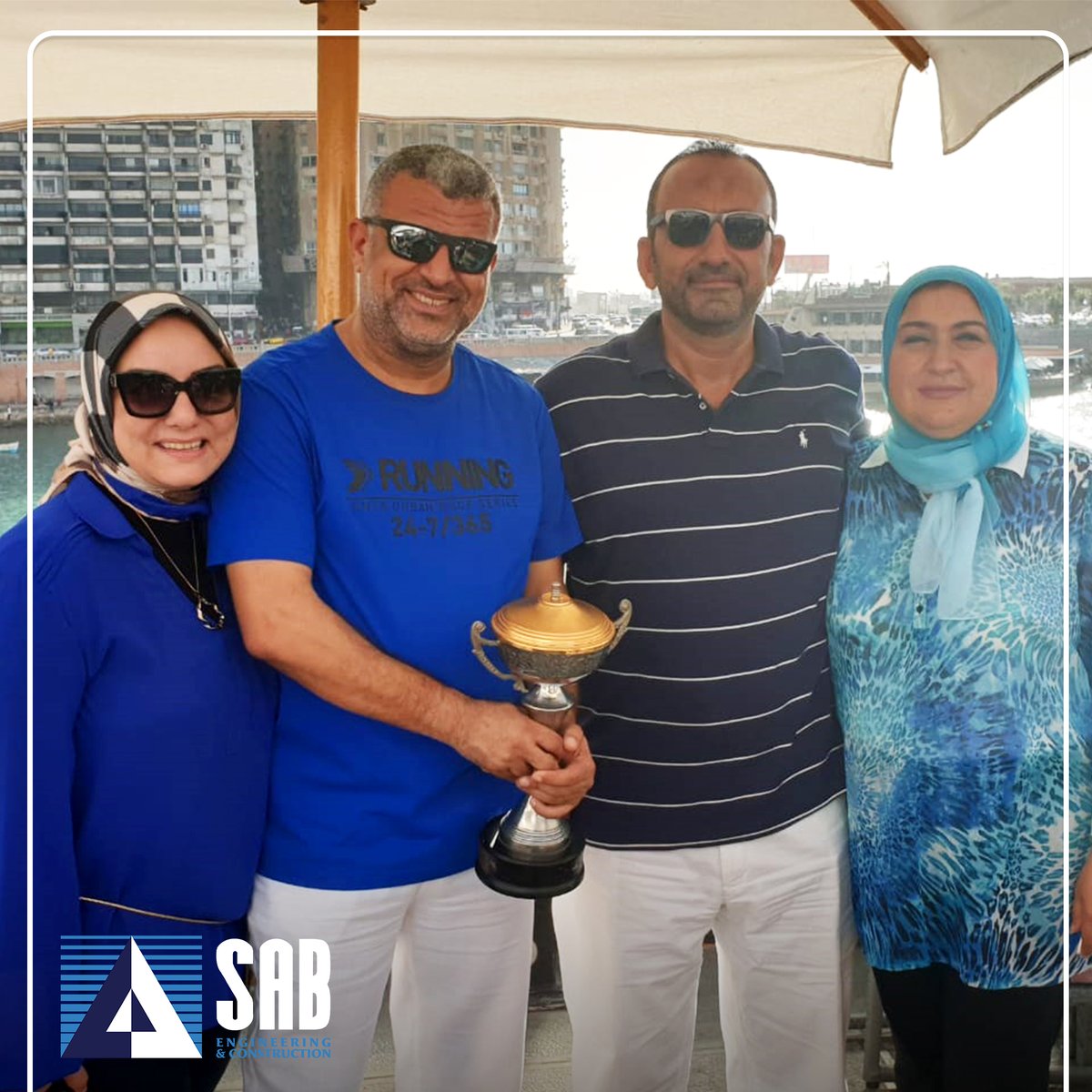 EgyptSab's tweet photo. أحتفلت شركة ساب مؤخراً بموظفيها الاستاذ/ ايهاب عادل مدير اداره التسويق العقاري بالمركز الاول ببطوله سموحه المفتوحه للجولف كوركيه ٢٠٢٠ والمهندس/ خالد انور مدير المكتب الفني بالمركز الثالث ببطوله سموحه الداخليه للجولف كوركيه وهي بداية عودة النشاطات الإجتماعية و الإحتفالات في الشركة https://t.co/e5Bi4HWLJV