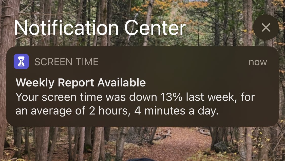 emmaruncini2's tweet photo. Proud of this, I’m going to try to get down to an hour a day. https://t.co/u8AM5xq2Us