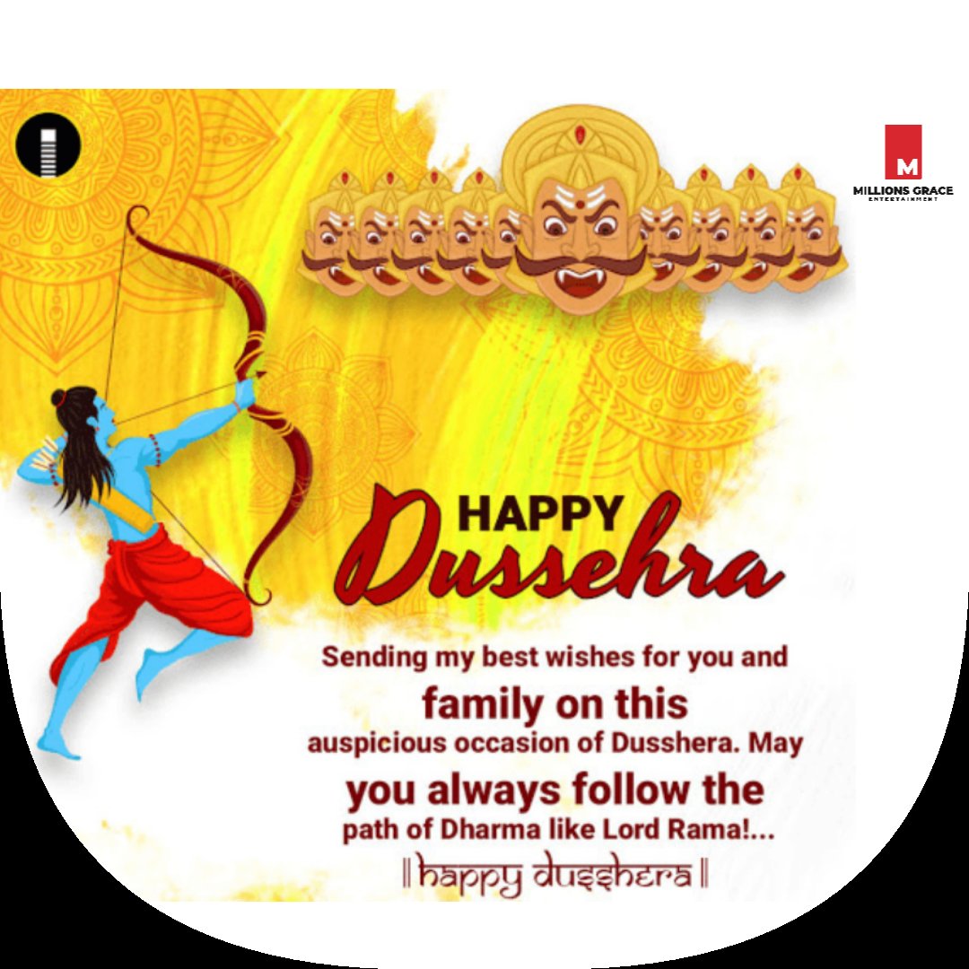 Millionsgrace's tweet photo. #HappyDussehra #Dussehra2020 #MillionsGraceEntertainment #MillionsGraceGroup #ArpitSehra #JaiShreeRam https://t.co/3CSzzYVHbO