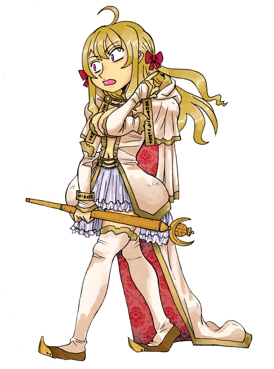 お嬢は白魔導士のイメージで 鷹宮新衣装予想イラスト ふじ きりおのイラスト