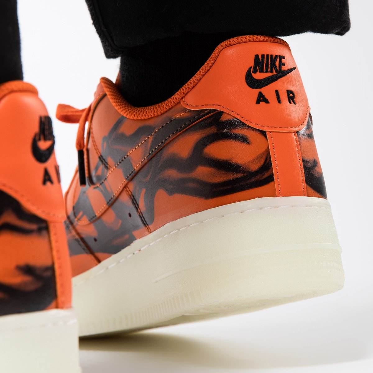 nike air force 1 skeleton on feet