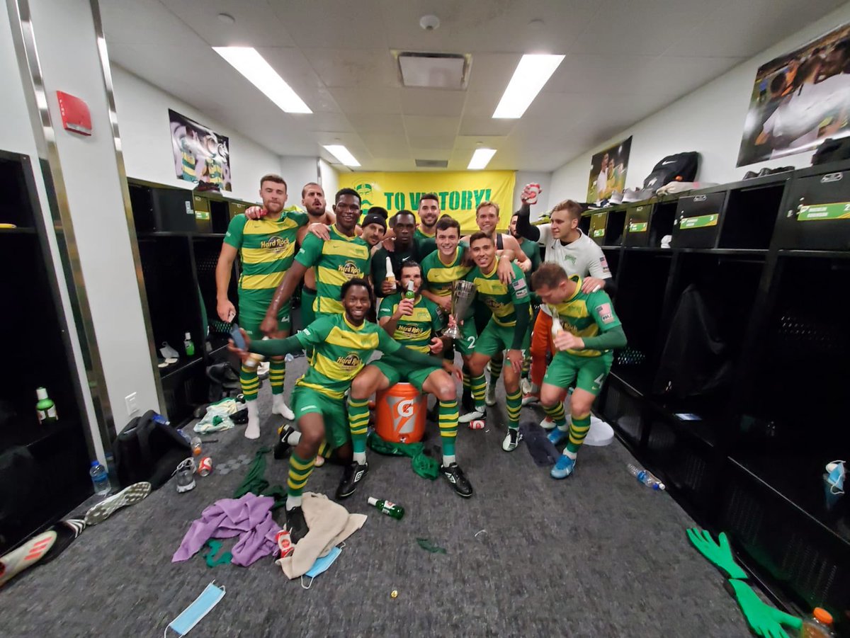 TampaBayRowdies's tweet photo. Woke up feeling like conference champs! https://t.co/iO63GPkvBR