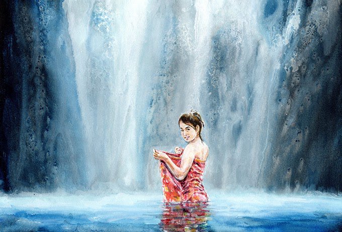 Twoucan 滝と少女 の注目ツイート イラスト マンガ