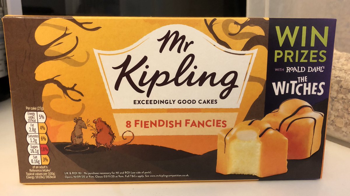 MR KIPLING FIENDISH FANCIESMr Kipling expects us to believe that the mere suggestion of orange and black stripes warrants the label “fiendish”. It’s not spooky and, frankly, it’s patronising /5