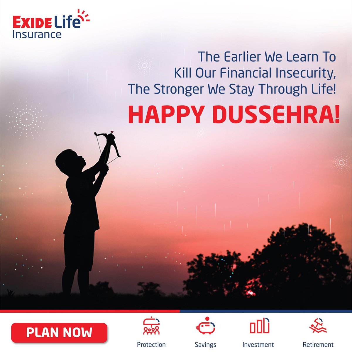kesavarao6666's tweet image. This #Dussehra, conquer your financial insecurities by insuring the future of your loved ones! #ExideLifeInsurance #LambaSaathBharoseKiBaat
