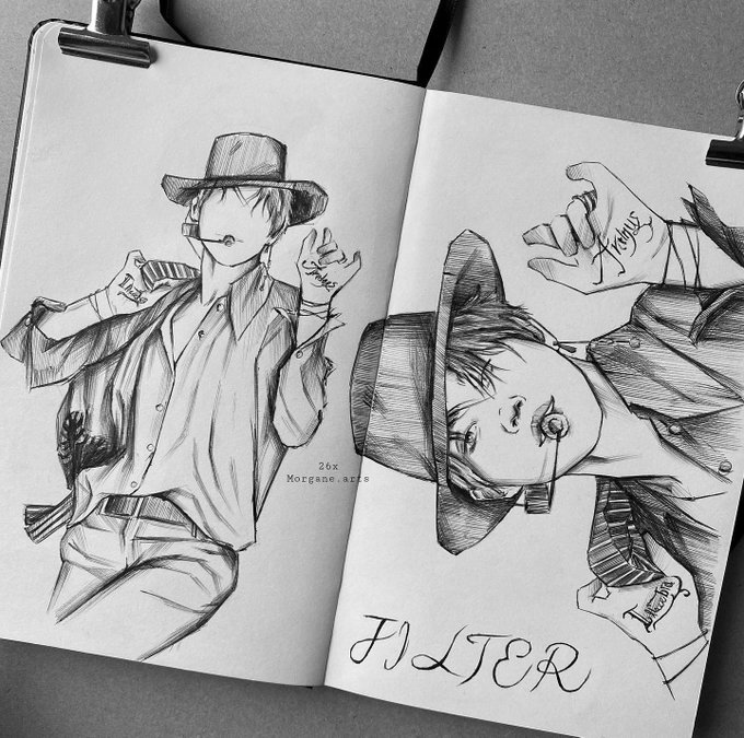 Pick your filter #jimin #btsfanart 