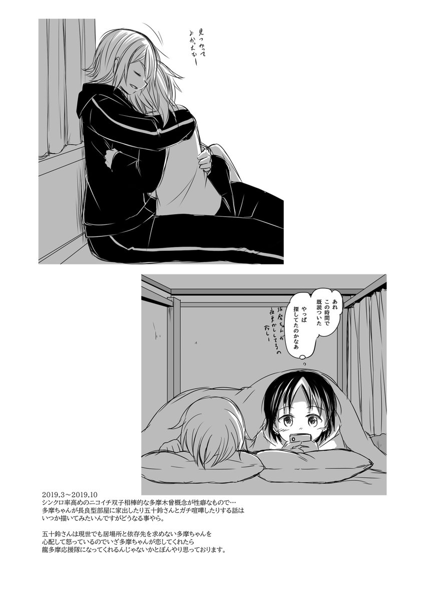 年内発行予定の天木曾・龍多摩本 部数若干迷ってるのでアンケートご協力頂けると幸いです? 
