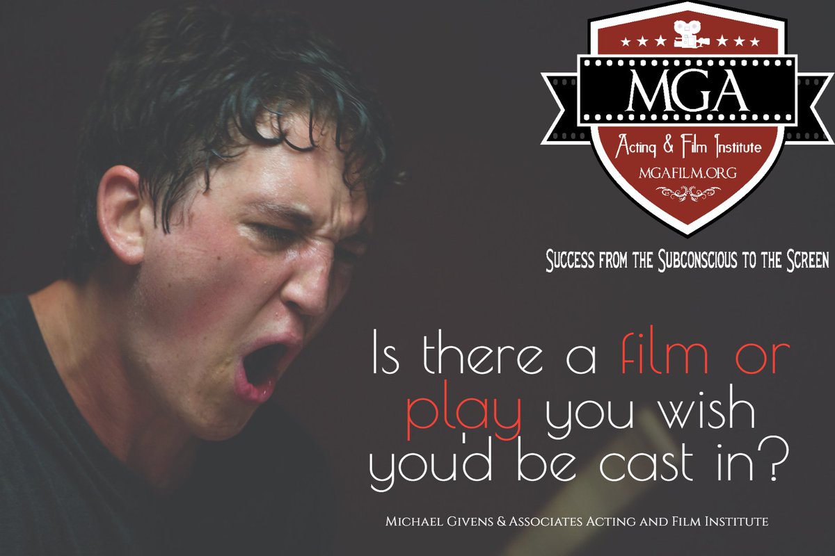MGA_acting_film's tweet photo. Is there a movie or play you wish you'd be cast in?
Share with us! 😁
Join our supportive free exclusive method acting classes group where you can study the method for FREE.

#livewithpassion #craftofacting #becomeanactor #film #plays #drama #actorslife #methodacting #acting https://t.co/ifV9w2pNx4