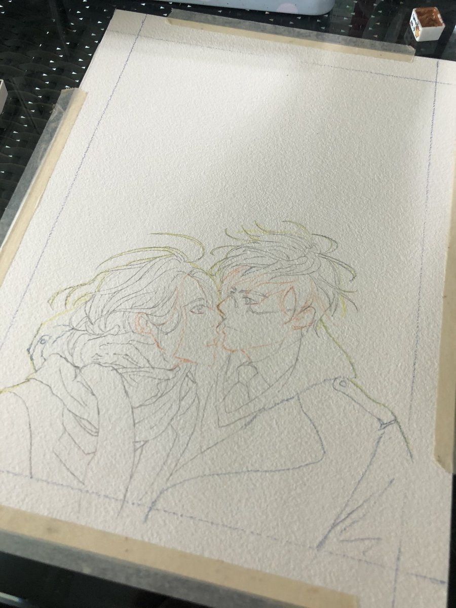 toophorm's tweet photo. Step watercolour 

#水彩　#watercolorpainting #JPSS #Jeverus #commission #commissionTH https://t.co/fkipTxur5x