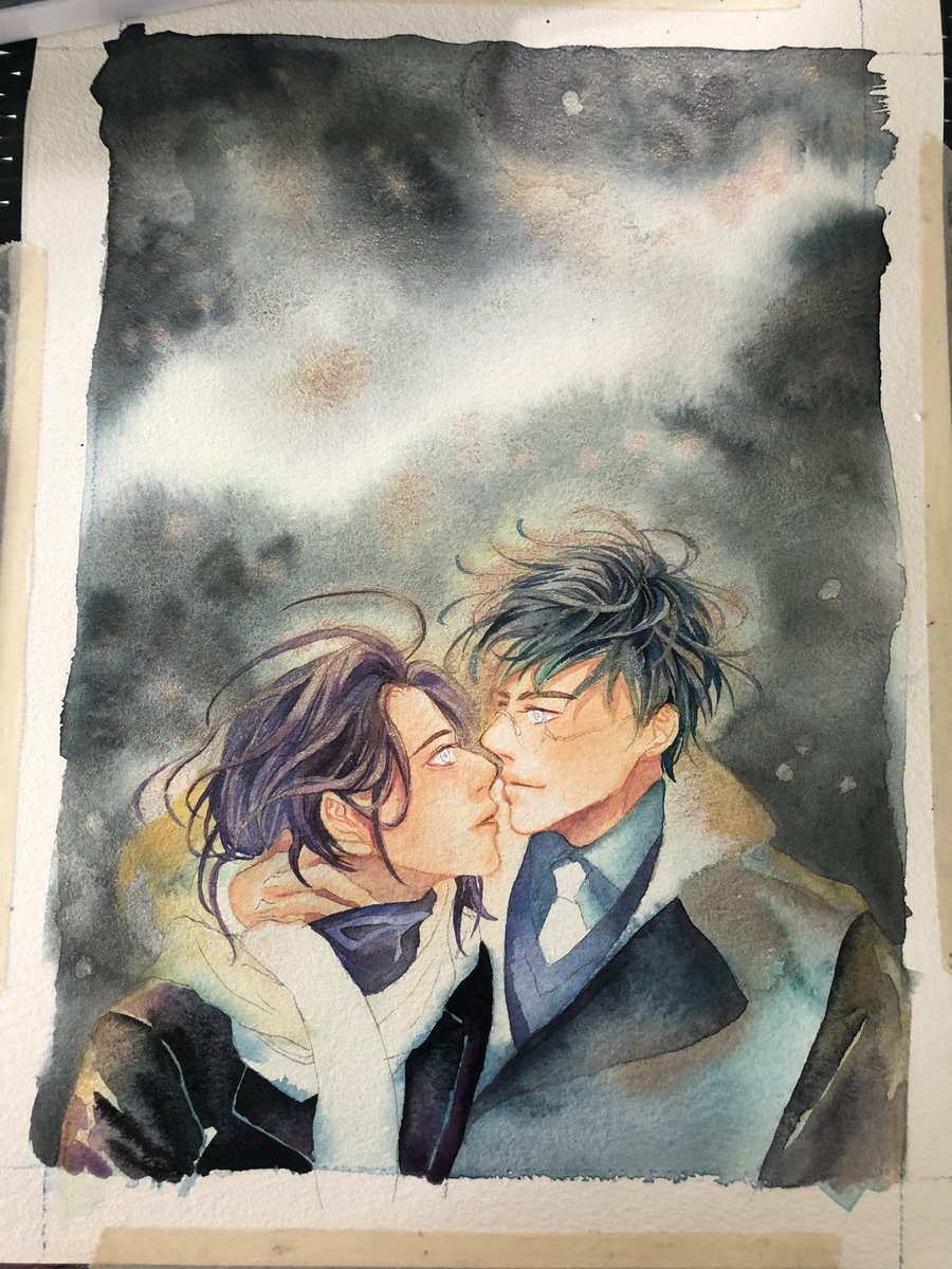 toophorm's tweet photo. Step watercolour 

#水彩　#watercolorpainting #JPSS #Jeverus #commission #commissionTH https://t.co/fkipTxur5x