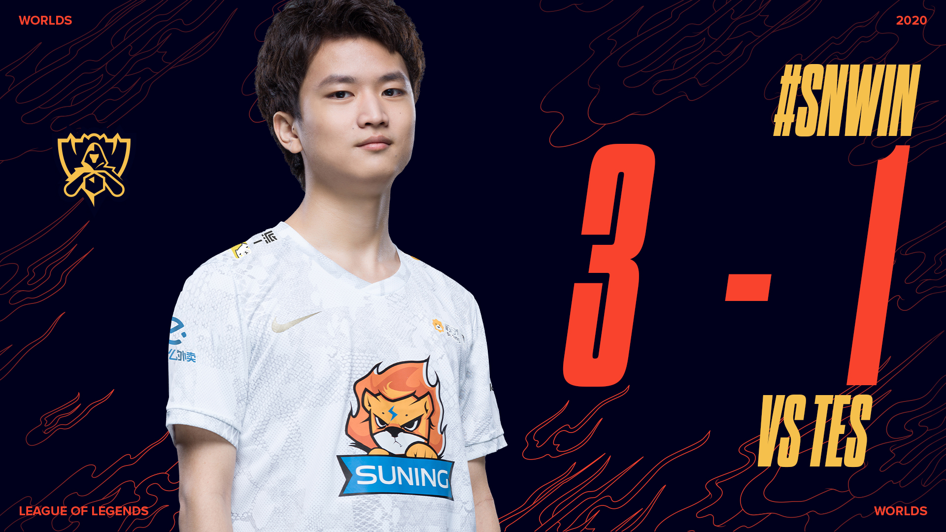 Suning took down TOP Esports in the second Worlds semifinals