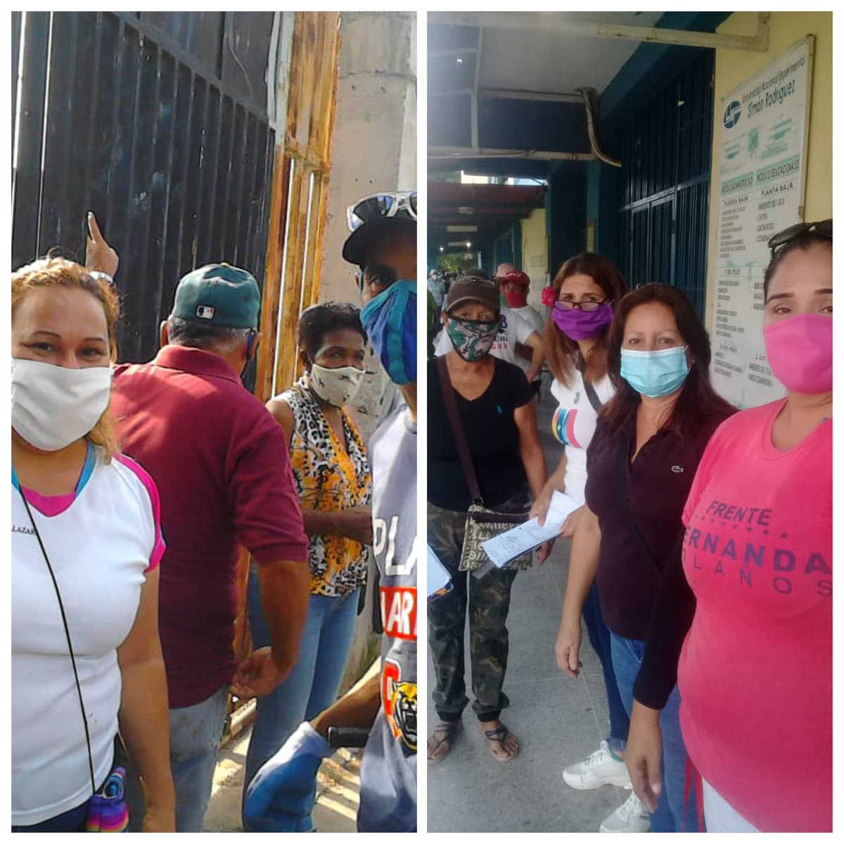 Educadores de Aragua presente en el simulacro junto a Frente Fernanda Bolaños, Obreros, Administrativos, Cocineros y Cocineras de la Patria Misiones y Grandes Misiones juntos y juntas apoyando a los candidatos y Candidatas C1 #Aragua @eglepsuv @drodriven2 @MarcoTorresPSUV