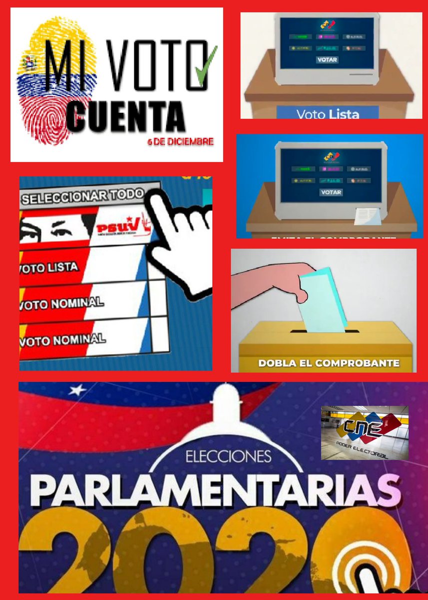 Feliz domingo. #YoSiVotoPorLaPaz
#SimulacroAN2020
#SimulacroGarantiaDePaz
#TimónRojo #SimulacroElectoral2020
¡Mira mi nuevo diseño hecho en Canva! canva.me/4aT3ZvSaSab
@Mippcivzla @VTVcanal8 @ConElMazoDando @NicolasMaduro @lanegritazulbet @ExpandeRed @laguerrera98