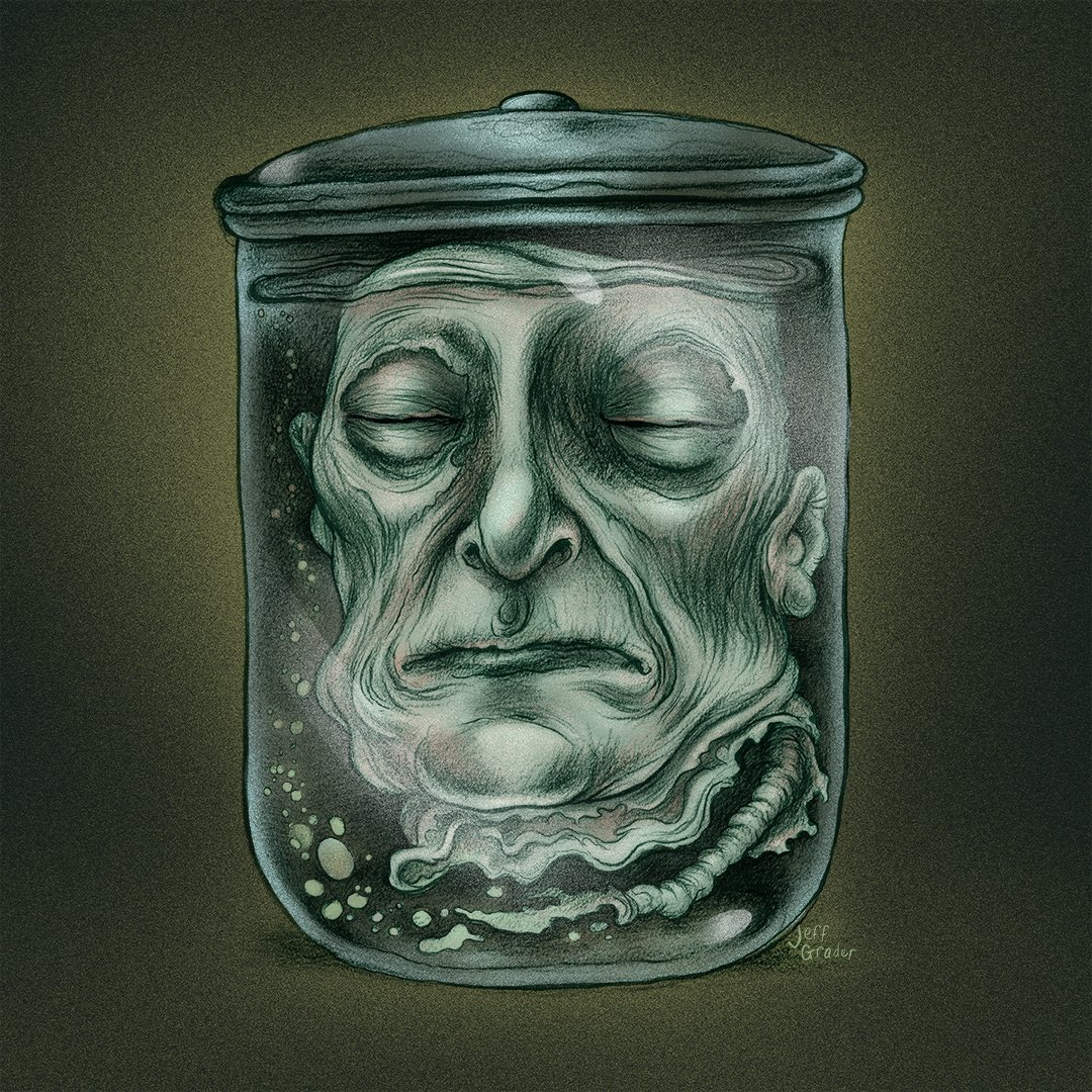 JeffG's tweet photo. Day 18 of @mabgraves Drawlloween Club - Undead
.
#mabsdrawlloweenclub #mabsdrawlloweenclub2020 #halloween #drawing #illustration #sketchbook #warpedwhimsy #inktober #inktober2020 #zombie #jarhead https://t.co/CfJH0T8pQd